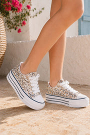 Sparkle Panterprint Sneaker – Summer Glow
