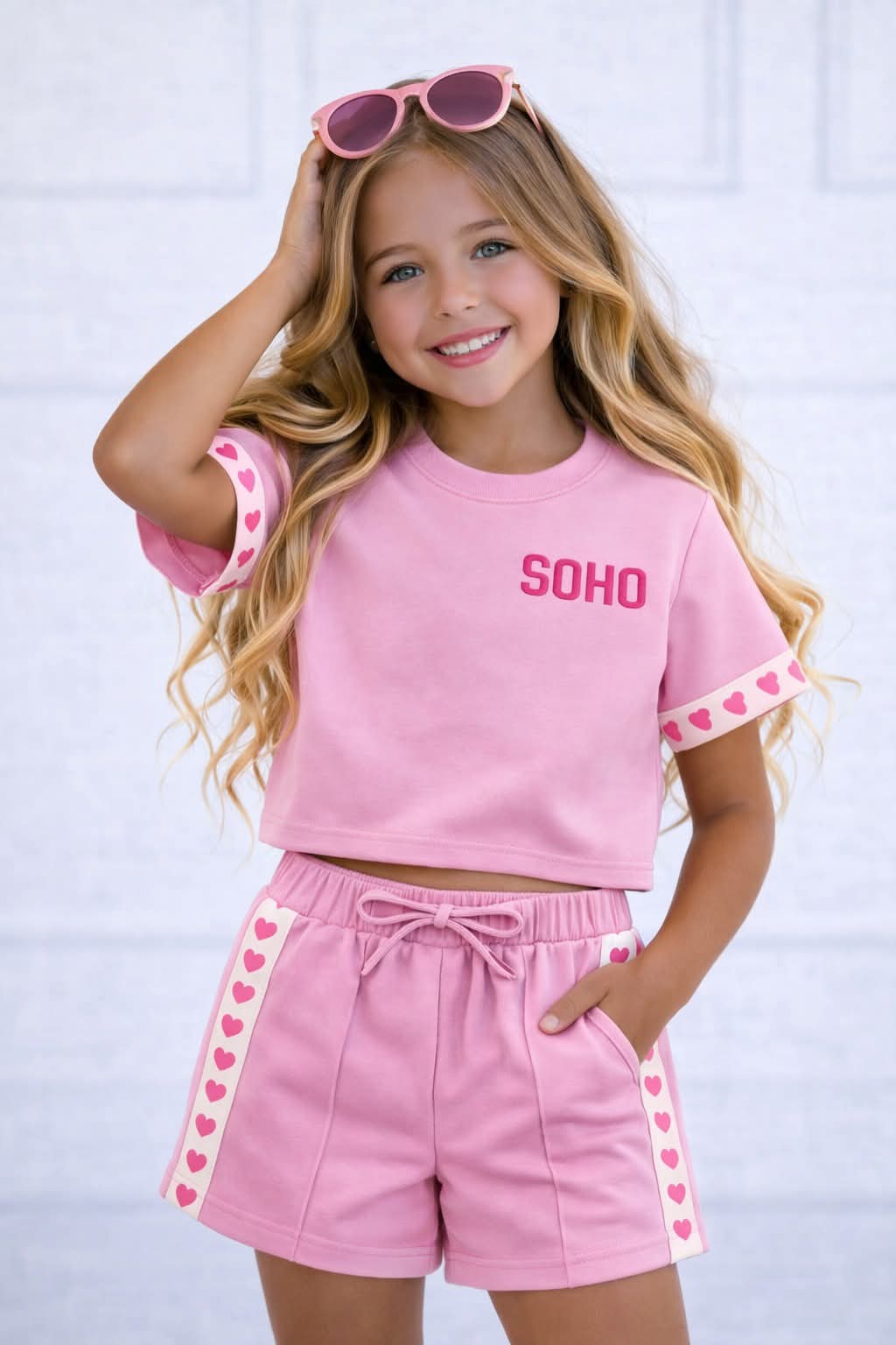 Zomerse Hartjes set - Roze- Sweet & Stylish