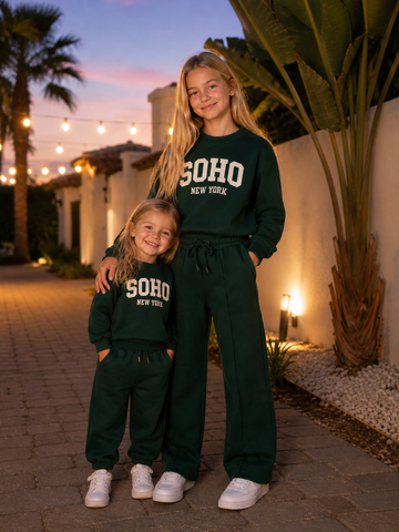 Groen SOHO 2-delig Meisjes Set