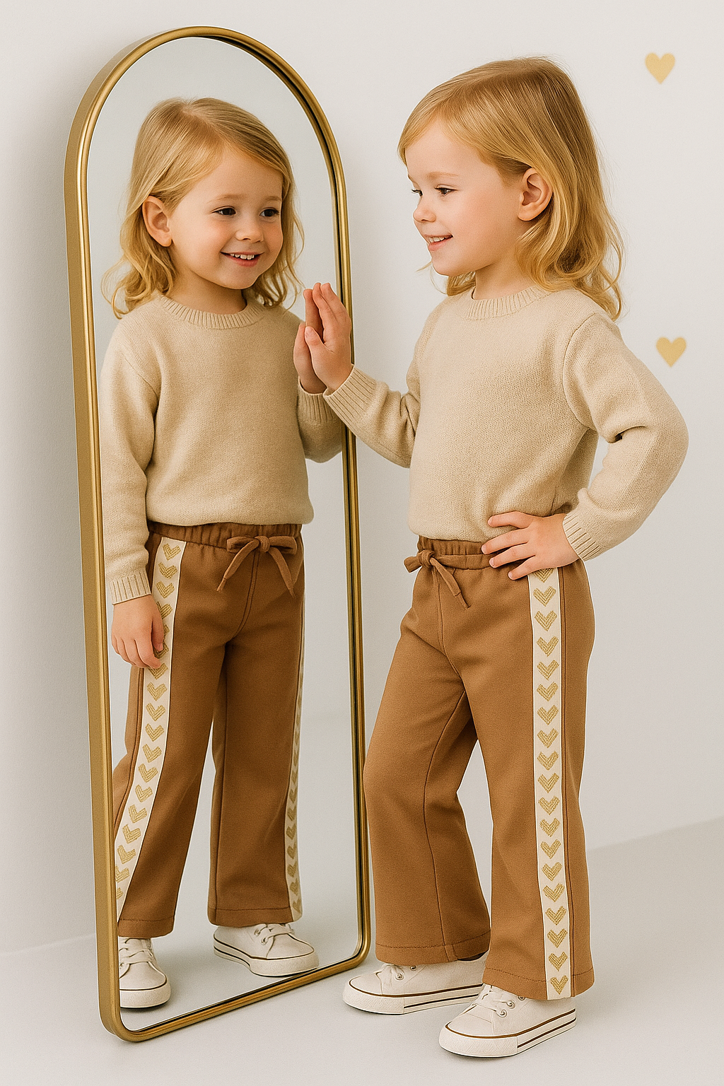 Heartline Flared Pants