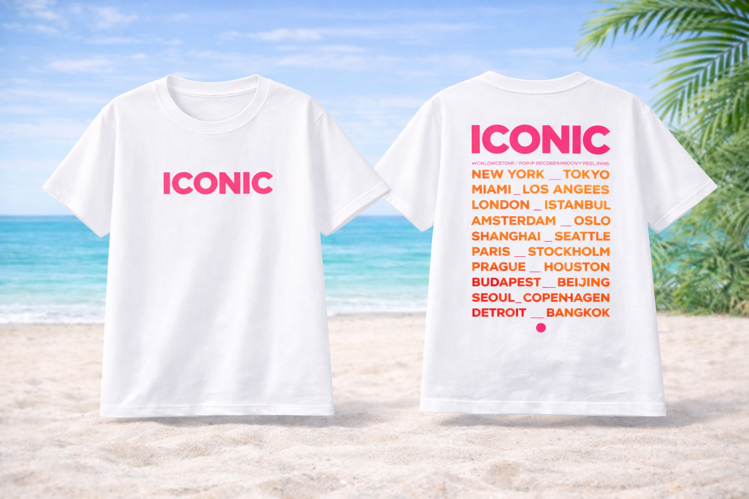 ICONIC T-shirt worldtour