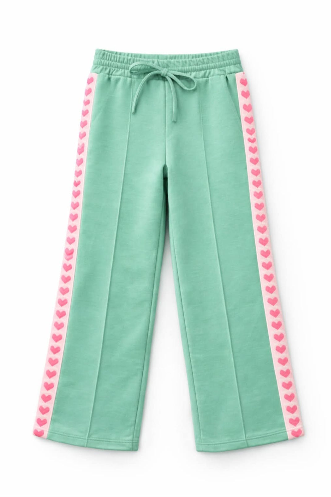 Mintgroen- Hartjesbroek -roze neon