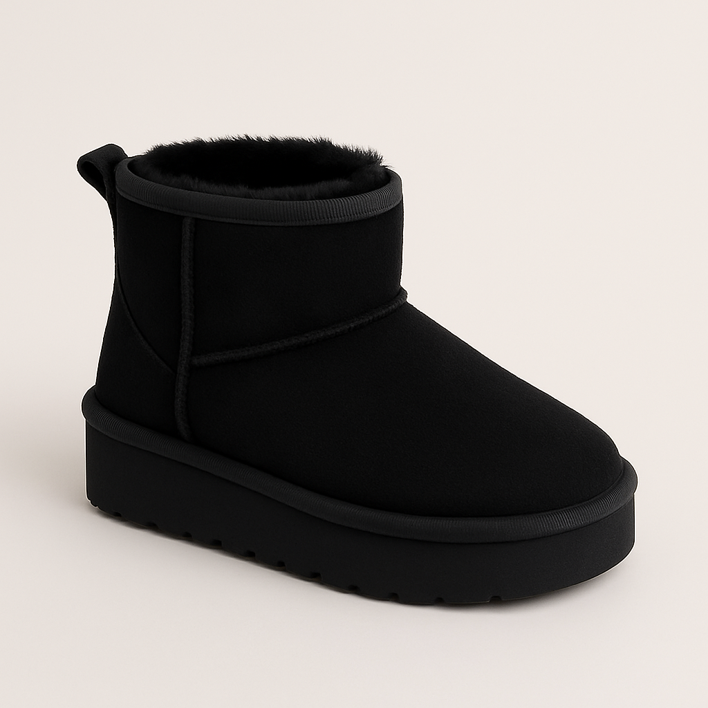 Black Cozy Platform Boot