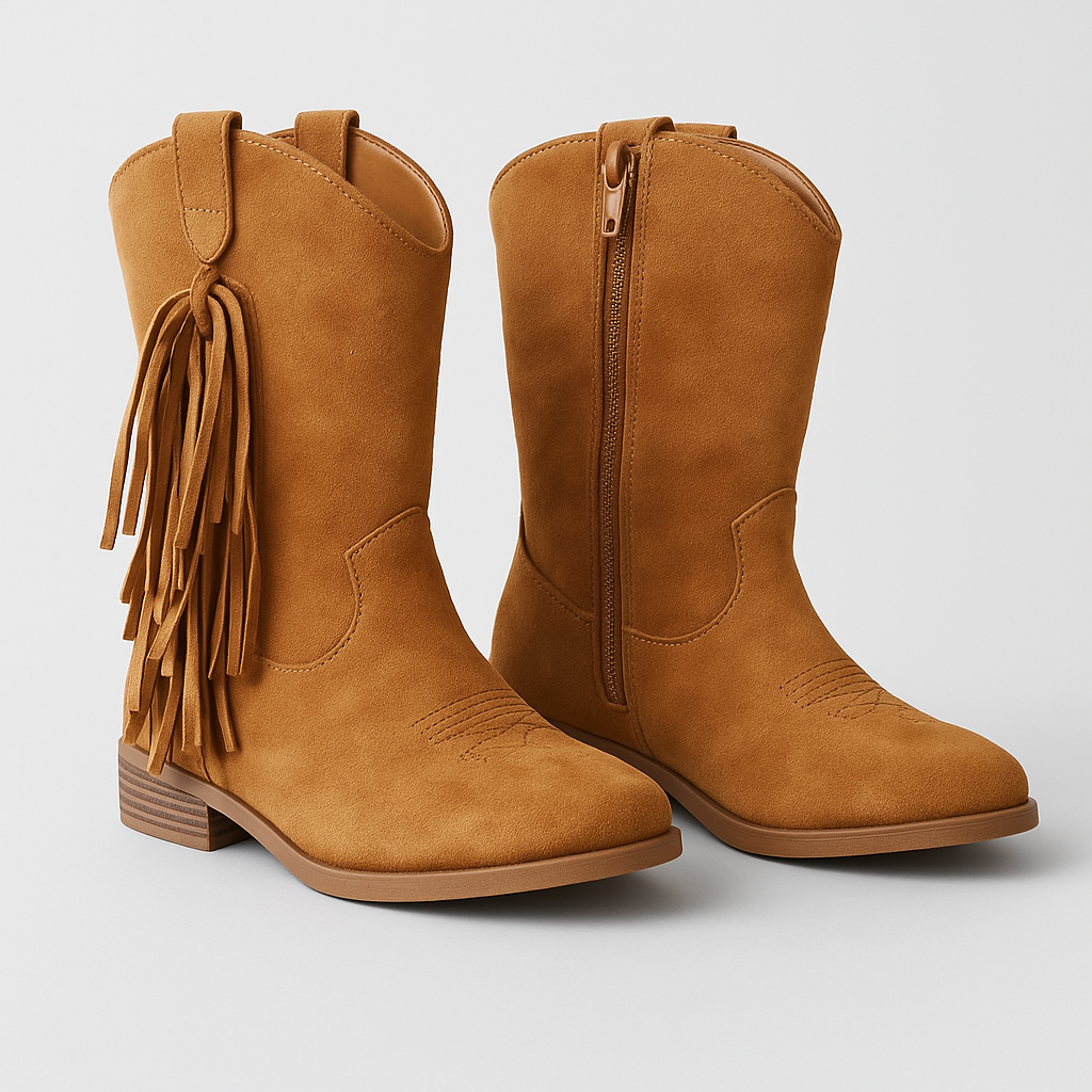 Camel Frindge Western Chic Laarsje